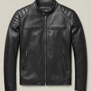 Jaqueta Vanguard Masculina Preto 100% Couro Legítimo